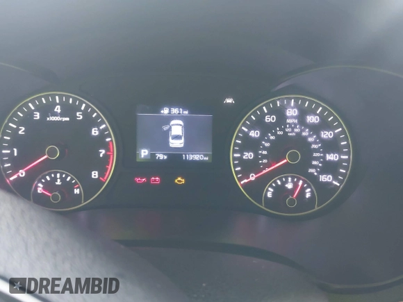 2019 Kia Optima LX z VIN 5XXGT4L35KG314960, wystawiony jako IAAI lot #42212868 z przebiegiem 113 920 mil mil oraz . Historia ofert i sprzedaży dostępna na DreamBid. Obrazek 7.