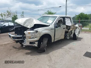 2017 Ford F-150 XL with VIN 1FTEW1EF7HFA56775, listed as a IAAI auction lot 42420207 with 134,648 mi miles and . Bid and sale history available at DreamBid. Image 2.