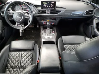 2018 Audi S6 Premium Plus with VIN WAUFFAFC4JN043791, listed as a Copart auction lot 80893114 with 91,245 mi miles and Salvage Title. Bid and sale history available at carsss.com. Image 8.