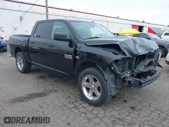 2017 Ram 1500 Express with VIN 3C6RR7KT8HG689975, listed as a IAAI auction lot 41603570 with 73,412 mi miles and . Bid and sale history available at DreamBid. Image 1.