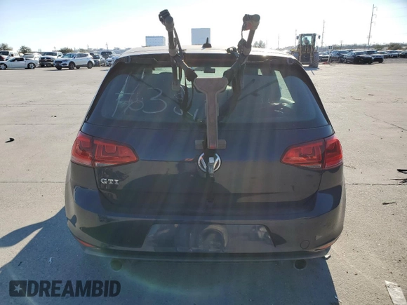 2017 Volkswagen Golf GTI S with VIN 3VW4T7AU5HM070957, listed as a Copart auction lot 42804844 with 60,466 mi miles. Bid and sale history available at carsss.com. Image 6.