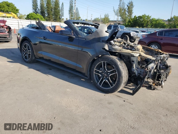 2022 Ford Mustang EcoBoost z VIN 1FATP8UH0N5103135, wystawiony jako Copart lot #57227615 z przebiegiem Nie podano mil oraz Nie do naprawy • Non repairable. Historia ofert i sprzedaży dostępna na DreamBid. Obrazek 4.