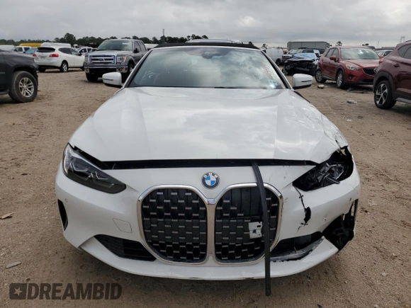 2023 BMW 4 Series 430i xDrive with VIN WBA43AT03PCL32501, listed as a Copart auction lot 49341915 with 18,375 mi miles and Salvage Title. Bid and sale history available at DreamBid. Image 5.