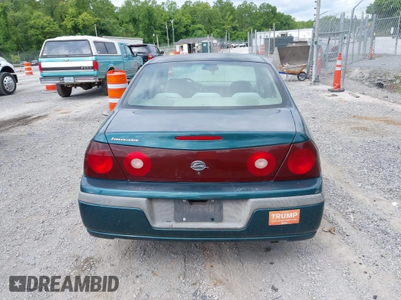 2001 Chevrolet Impala с VIN 2G1WF55E119161662, выставлен на аукционе IAAI как лот 42519838 с пробегом 197 896 миль миль и . История ставок и продаж доступна на DreamBid. Изображение 17.