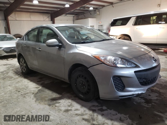 2013 Mazda 3 i SV with VIN JM1BL1TG8D1787178, listed as a Copart auction lot 89178375 with 197,482 mi miles and Salvage Title. Bid and sale history available at DreamBid. Image 4.