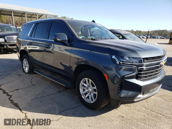 2021 Chevrolet Tahoe LT with VIN 1GNSCNKD0MR222527, listed as a Copart auction lot 43540745 with 69,076 mi miles and Salvage title. Bid and sale history available at DreamBid. Image 4.