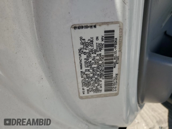 2001 Toyota Sienna CE with VIN 4T3ZF19C71U347363, listed as a Copart auction lot 77733724 with 218,412 mi miles and Non Repairable. Bid and sale history available at carsss.com. Image 13.