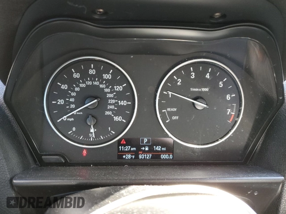 2015 BMW 2 Series 228i xDrive with VIN WBA1F7C57FVX96239, listed as a Copart auction lot 88178475 with 93,127 mi miles and Salvage Title. Bid and sale history available at carsss.com. Image 9.