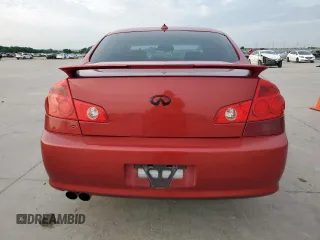2006 Infiniti G35 z VIN JNKCV51E76M512344, wystawiony jako Copart lot #59634555 z przebiegiem 148 652 mil mil oraz Czysty tytuł • Clean title. Historia ofert i sprzedaży dostępna na DreamBid. Obrazek 6.