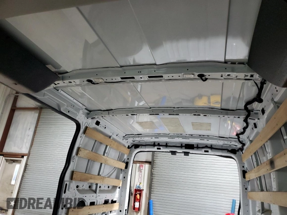 2023 Ford Transit Cargo with VIN 1FTBR1Y81PKB56612, listed as a Copart auction lot 46652685 with Not Provided miles and Salvage Title. Bid and sale history available at DreamBid. Image 10.