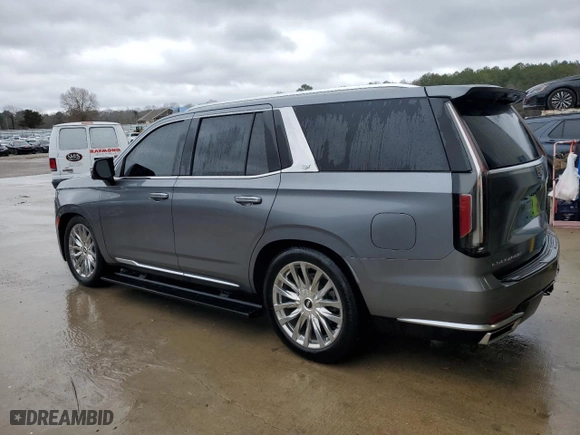 2022 Cadillac Escalade Premium Luxury with VIN 1GYS3CKL9NR180892, listed as a Copart auction lot 42823935 with 67,540 mi miles and Clean Title. Bid and sale history available at carsss.com. Image 2.