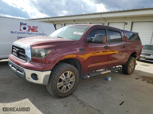 2008 Toyota Tundra 4WD Truck with VIN 5TBDV541X8S512708, listed as a Copart auction lot 45865125 with 207,639 mi miles and Salvage Title. Bid and sale history available at carsss.com. Image 1.