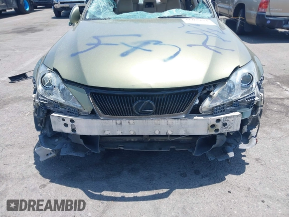 2008 Lexus IS 250 with VIN JTHBK262182076025, listed as a IAAI auction lot 42465633 with Not provided miles and . Bid and sale history available at DreamBid. Image 6.