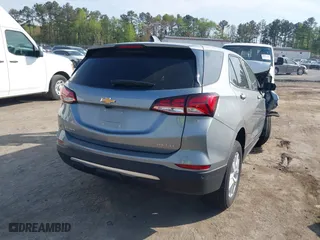 2024 Chevrolet Equinox LT with VIN 3GNAXTEG6RS112306, listed as a IAAI auction lot 42025673 with 23,651 mi miles. Bid and sale history available at carsss.com. Image 4.