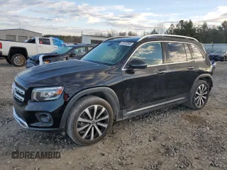 2020 Mercedes-Benz GLB with VIN WDC4M4GB1LW007779, listed as a Copart auction lot 46253265 with 71,287 mi miles and Salvage Title. Bid and sale history available at carsss.com. Image 1.
