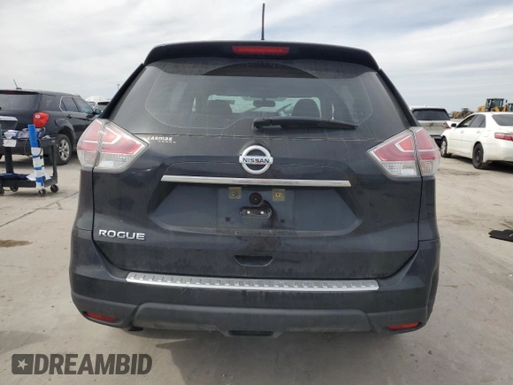 2015 Nissan Rogue S with VIN KNMAT2MT1FP565580, listed as a Copart auction lot 48970395 with 89,263 mi miles and Salvage Title. Bid and sale history available at carsss.com. Image 6.