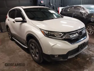2019 Honda CR-V EX-L with VIN 2HKRW2H85KH607755, listed as a IAAI auction lot 40875501 with 56,756 mi miles. Bid and sale history available at carsss.com. Image 1.