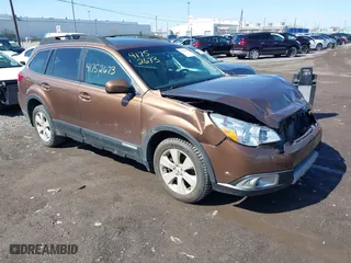 2011 Subaru Outback 3.6R Limited Pwr Moon with VIN 4S4BRDKC6B2428171, listed as a IAAI auction lot 41752673 with 105,550 mi miles. Bid and sale history available at carsss.com. Image 1.