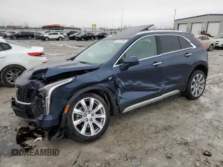 2020 Cadillac XT4 FWD Premium Luxury with VIN 1GYFZCR47LF071375, listed as a Copart auction lot 42752165 with 19,235 mi miles and Salvage Title. Bid and sale history available at carsss.com. Image 1.