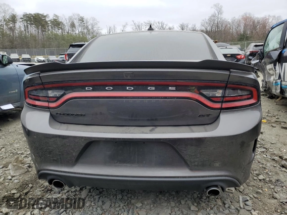 2019 Dodge Charger GT with VIN 2C3CDXHG7KH568289, listed as a Copart auction lot 49077235 with 90,271 mi miles and Salvage Title. Bid and sale history available at DreamBid. Image 6.