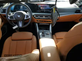 2024 BMW 4 Series 430i xDrive with VIN WBA73AV06RFP78458, listed as a Copart auction lot 55664535 with 27,665 mi miles and Salvage title. Bid and sale history available at DreamBid. Image 7.