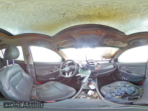 2012 Kia Sportage SX with VIN KNDPC3A63C7214602, listed as a Copart auction lot 51992515 with Not provided miles and Salvage title. Bid and sale history available at DreamBid. Image 14.