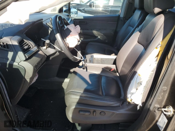 2020 Honda Odyssey Touring with VIN 5FNRL6H84LB012640, listed as a Copart auction lot 80430814 with 58,313 mi miles and Salvage Title. Bid and sale history available at DreamBid. Image 7.