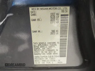 2016 Nissan Altima 2.5 S with VIN 1N4AL3AP0GN389704, listed as a IAAI auction lot 41980365 with 135,682 mi miles. Bid and sale history available at carsss.com. Image 9.