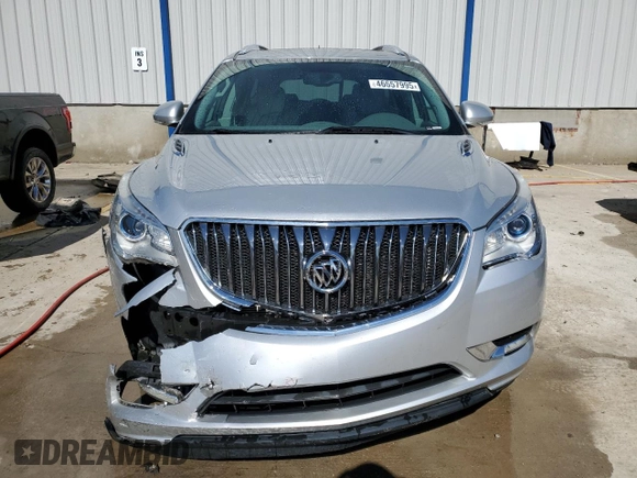 2015 Buick Enclave Leather with VIN 5GAKVBKD0FJ158638, listed as a Copart auction lot 46657995 with 76,015 mi miles and Salvage Title. Bid and sale history available at carsss.com. Image 5.
