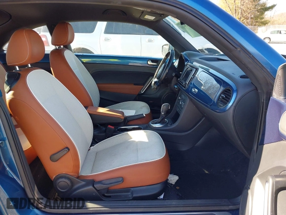 2017 Volkswagen Beetle 1.8T Fleet with VIN 3VWF17ATXHM630753, listed as a IAAI auction lot 41516106 with 62,841 mi miles. Bid and sale history available at carsss.com. Image 5.