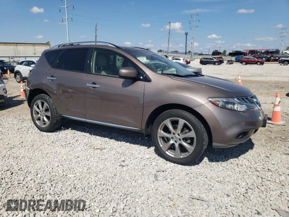 2014 Nissan Murano LE with VIN JN8AZ1MW0EW500358, listed as a Copart auction lot 72076604 with 163,633 mi miles and Salvage Title. Bid and sale history available at carsss.com. Image 4.