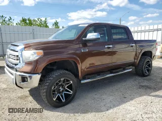 2015 Toyota Tundra Platinum z VIN 5TFAY5F14FX438207, wystawiony jako Copart lot #57484605 z przebiegiem 156 684 mil mil oraz Czysty tytuł • Clean title. Historia ofert i sprzedaży dostępna na DreamBid. Obrazek 1.
