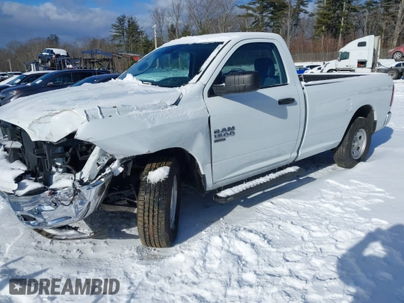 2022 Ram 1500 Tradesman with VIN 3C6JR6DG4NG412663, listed as a IAAI auction lot 41519632 with 16,286 mi miles and . Bid and sale history available at DreamBid. Image 20.