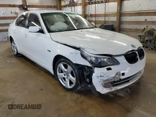 2008 BMW 5 Series 535xi with VIN WBANV93538CZ70418, listed as a Copart auction lot 47811245 with 181,109 mi miles and Salvage Title. Bid and sale history available at carsss.com. Image 4.
