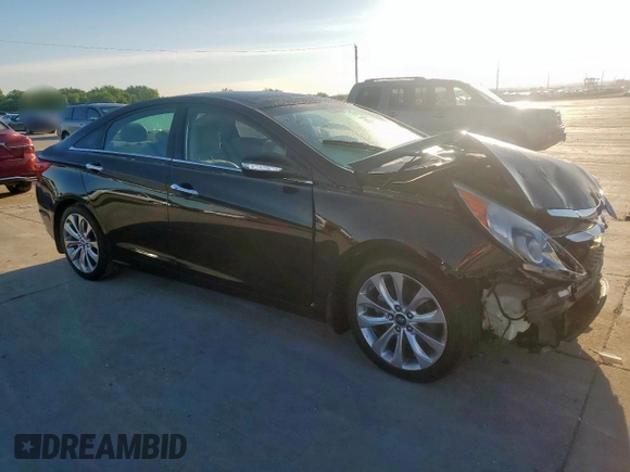 2012 Hyundai Sonata Limited with VIN 5NPEC4AB9CH499179, listed as a Copart auction lot 56011435 with 89,673 mi miles and Salvage title. Bid and sale history available at DreamBid. Image 4.