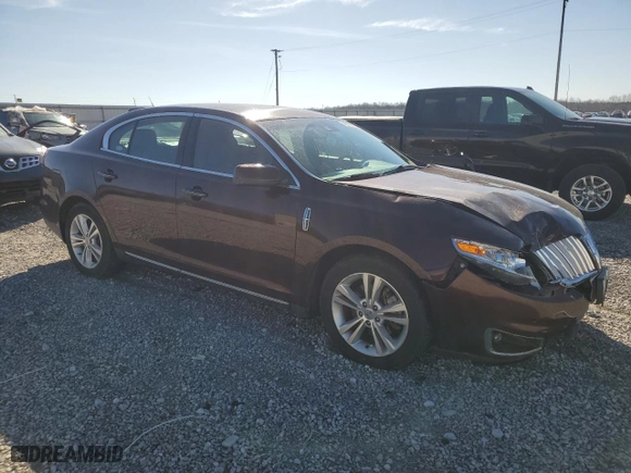 2010 Lincoln MKS with VIN 1LNHL9DR8AG616248, listed as a Copart auction lot 49778755 with 96,919 mi miles and Salvage Title. Bid and sale history available at carsss.com. Image 4.
