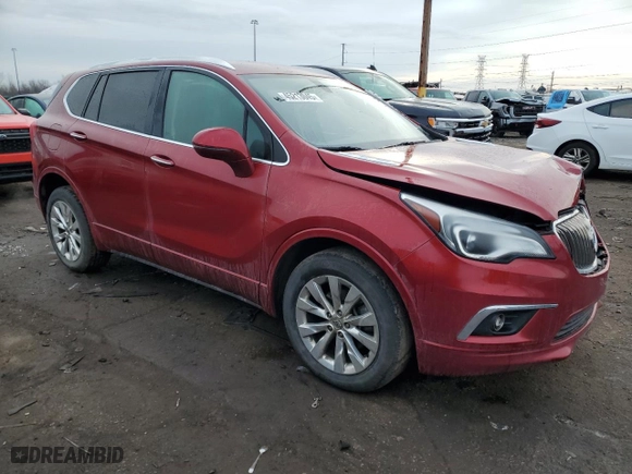 2018 Buick Envision Essence with VIN LRBFX1SA3JD006952, listed as a Copart auction lot 45213045 with 107,600 mi miles and Clean Title. Bid and sale history available at carsss.com. Image 4.