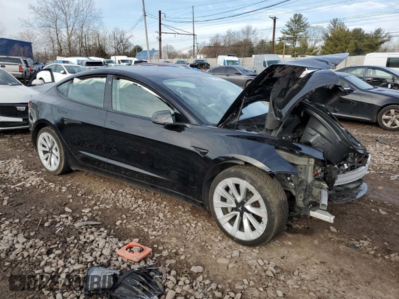 2022 Tesla Model 3 z VIN 5YJ3E1EA3NF288398, wystawiony jako Copart lot #46535375 z przebiegiem 89 968 mil mil oraz Szkoda całkowita • Salvage title. Historia ofert i sprzedaży dostępna na DreamBid. Obrazek 4.