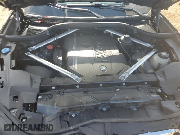2020 BMW X5 xDrive40i with VIN 5UXCR6C08LLL83222, listed as a Copart auction lot 58377955 with 38,854 mi miles and Salvage title. Bid and sale history available at DreamBid. Image 12.