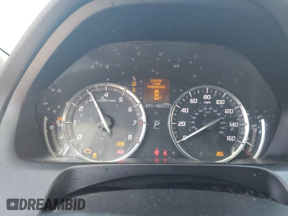 2015 Acura TLX with VIN 19UUB1F34FA011042, listed as a Copart auction lot 49988395 with 180,017 mi miles and Salvage Title. Bid and sale history available at carsss.com. Image 9.