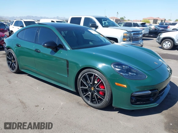2020 Porsche Panamera GTS with VIN WP0AG2A71LL145641, listed as a IAAI auction lot 42096721 with 45,469 mi miles and . Bid and sale history available at DreamBid. Image 1.