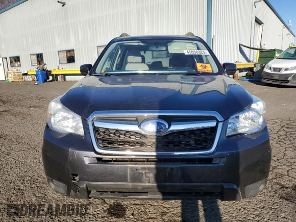 2015 Subaru Forester 2.5i Premium with VIN JF2SJADC5FH426262, listed as a Copart auction lot 45058325 with Not Provided miles and Salvage Title. Bid and sale history available at carsss.com. Image 5.