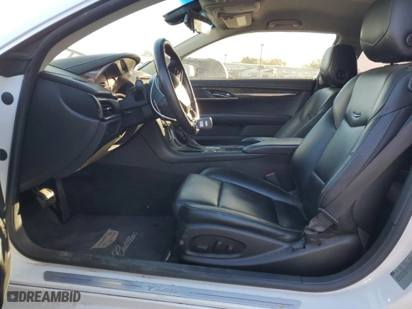 2015 Cadillac ATS Coupe Standard RWD with VIN 1G6AA1RX8F0123550, listed as a Copart auction lot 76171074 with 120,539 mi miles and Salvage Title. Bid and sale history available at carsss.com. Image 7.