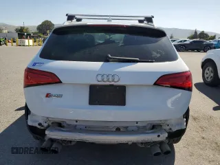 2014 Audi SQ5 Premium Plus with VIN WA1CGAFP2EA034858, listed as a Copart auction lot 53481924 with 107,632 mi miles and Salvage Title. Bid and sale history available at carsss.com. Image 6.
