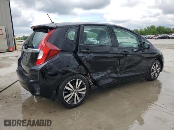 2015 Honda Fit EX-L with VIN 3HGGK5H80FM747461, listed as a Copart auction lot 55731265 with 102,504 mi miles and Salvage title. Bid and sale history available at DreamBid. Image 3.