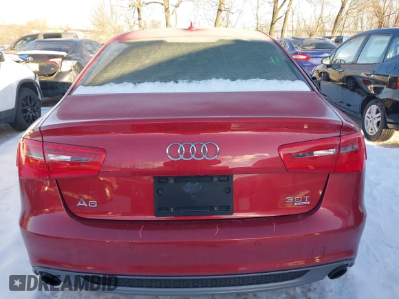 2013 Audi A6 3.0T Prestige with VIN WAUJGAFC5DN030463, listed as a IAAI auction lot 41304345 with 134,216 mi miles. Bid and sale history available at carsss.com. Image 16.