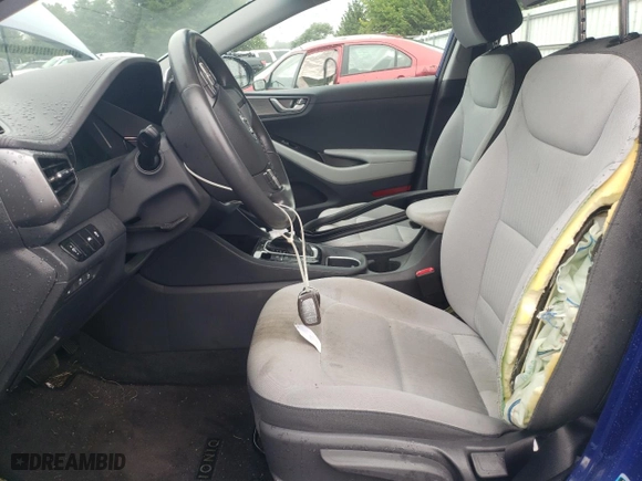 2021 Hyundai Ioniq Plug-In Hybrid SE with VIN KMHC65LD7MU251549, listed as a Copart auction lot 66152294 with NaN miles and Salvage Title. Bid and sale history available at carsss.com. Image 7.