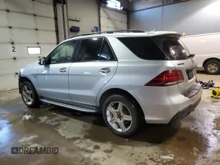 2018 Mercedes-Benz GLE 43 AMG with VIN 4JGDA6EB8JB107469, listed as a Copart auction lot 42088005 with 107,640 mi miles and Salvage Title. Bid and sale history available at DreamBid. Image 2.