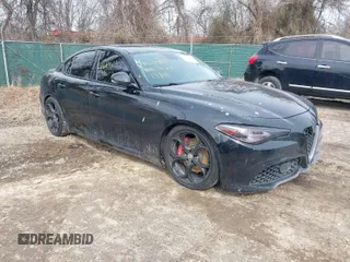 2019 Alfa Romeo Giulia Ti z VIN ZARFANBN6K7606707, wystawiony jako IAAI lot #41610503 z przebiegiem 41 179 mil mil oraz . Historia ofert i sprzedaży dostępna na DreamBid. Obrazek 1.