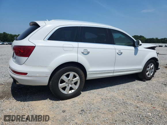 2015 Audi Q7 Premium Plus with VIN WA1LGAFE4FD005120, listed as a Copart auction lot 62014395 with 149,676 mi miles and Salvage title. Bid and sale history available at DreamBid. Image 3.